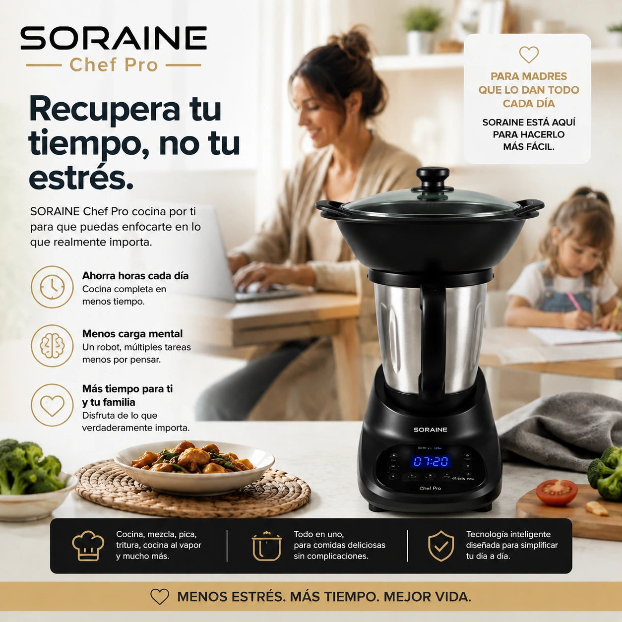 SORAINE Chef Pro - Redescubre el placer de cocinar.
